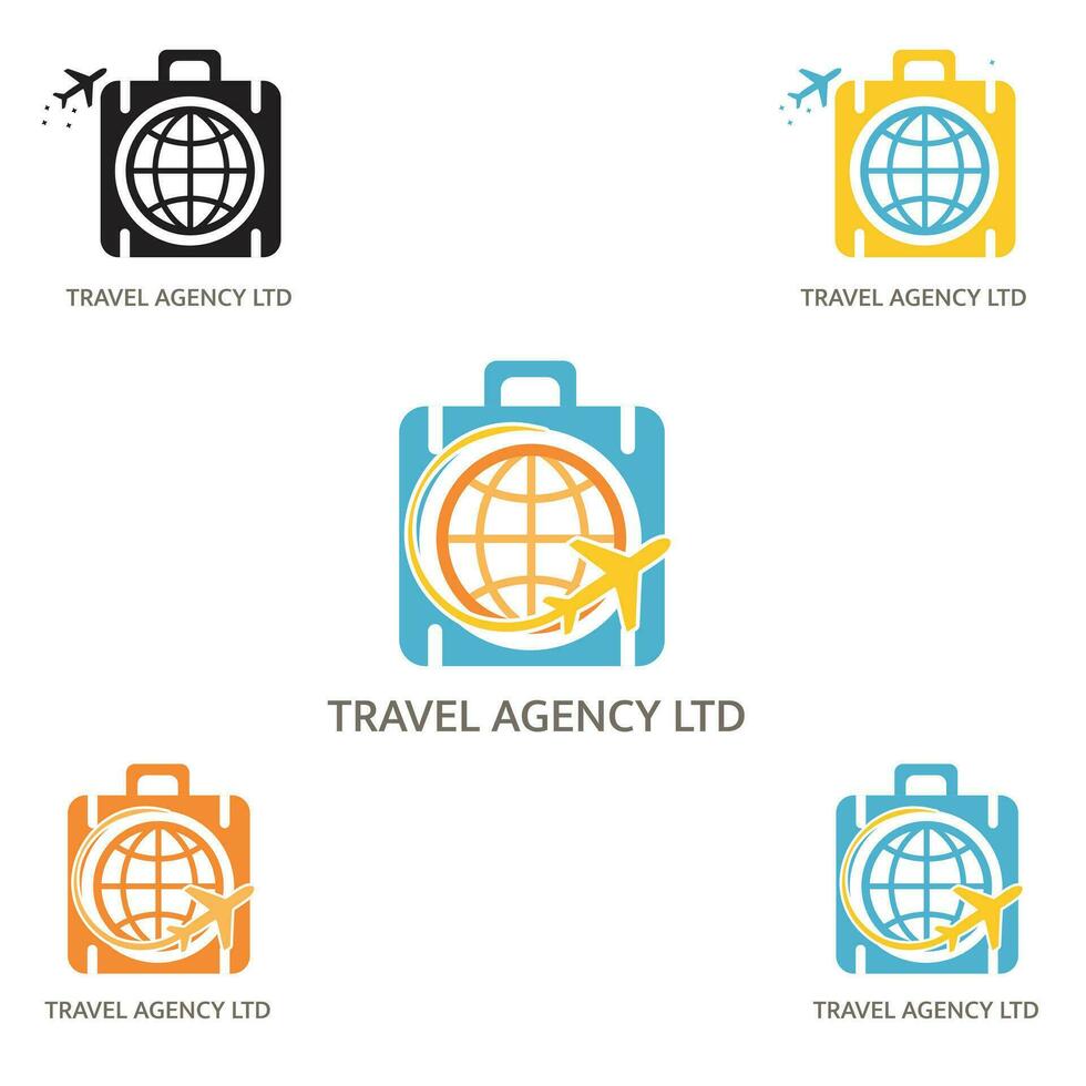 minimal travel logos template - vector illustration.