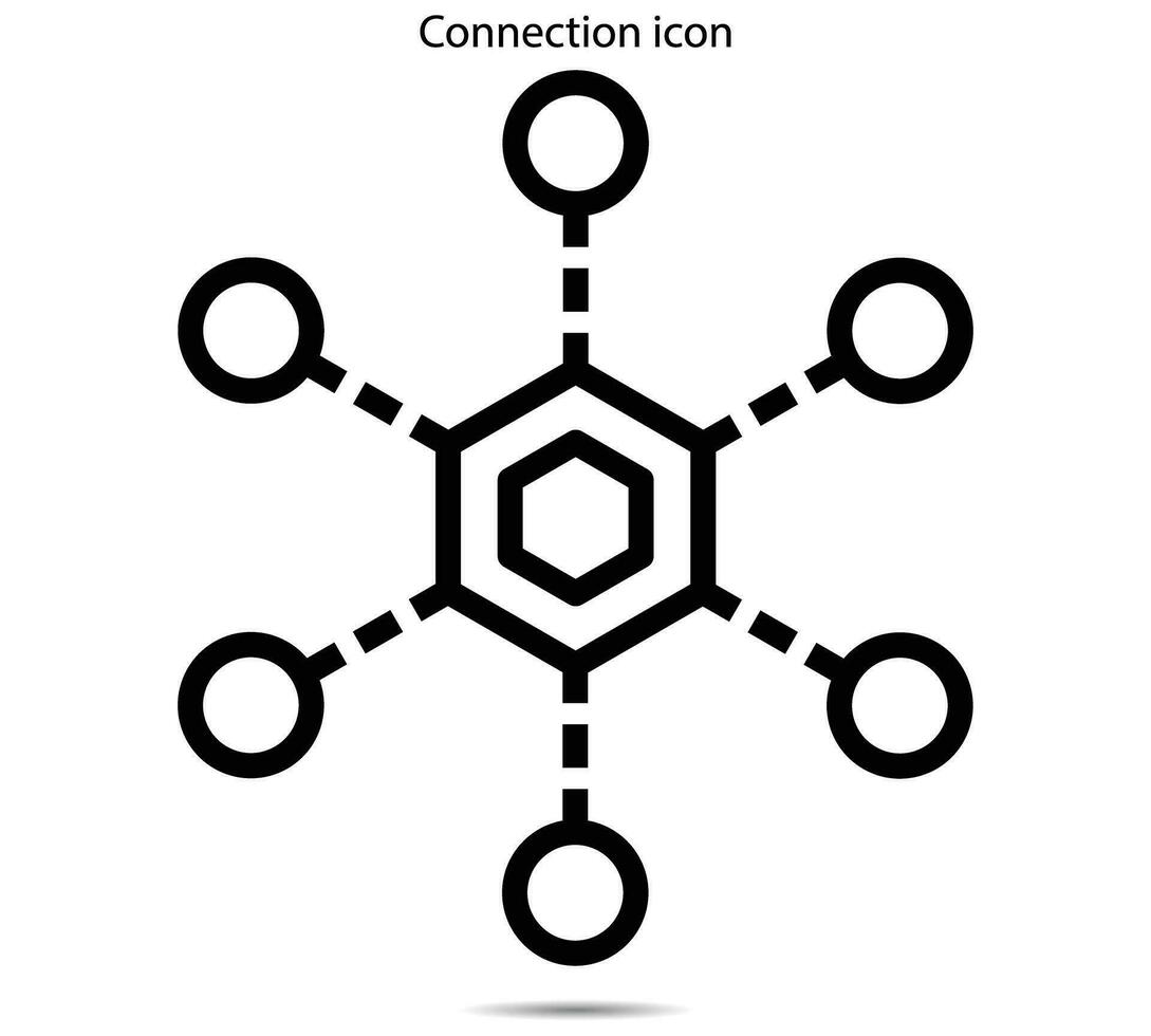 Connection icon, Vector illustration