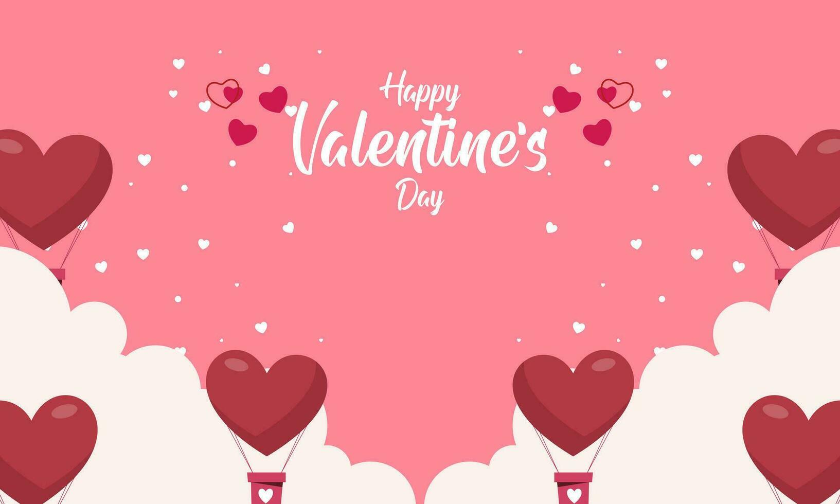 Love and valentine day lovers background vector