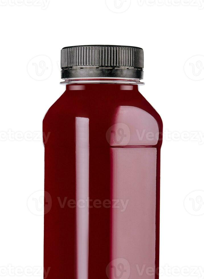 healthy drink with beetroot smoothie on white photo