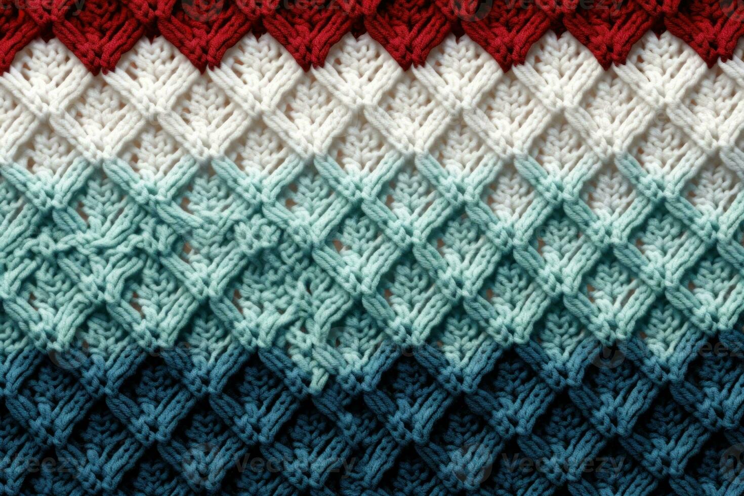 Christmas sweater stitch pattern. Generative AI photo