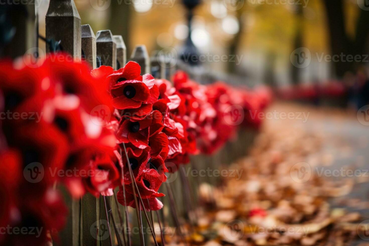Armistice Day and Remembrance. Generative AI photo