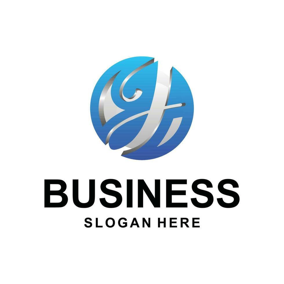 initial logo J Globe Circle design vector, Usable for Business and Technology Logos. Flat Vector Logo Design Template Element