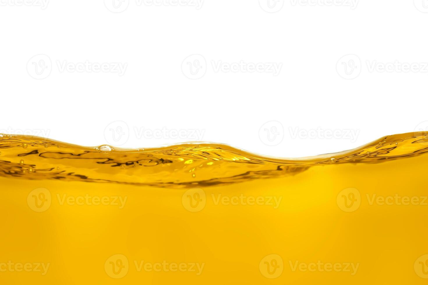 orange juice is isolated on white background. healthy fresh drink and natural waves. close up view. photo