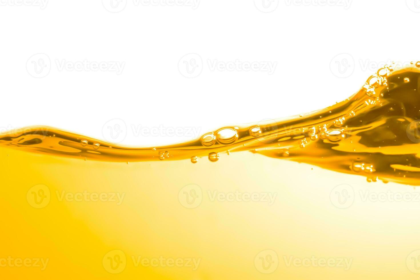 orange juice is isolated on white background. healthy fresh drink and natural waves. Abstract. close up view. photo