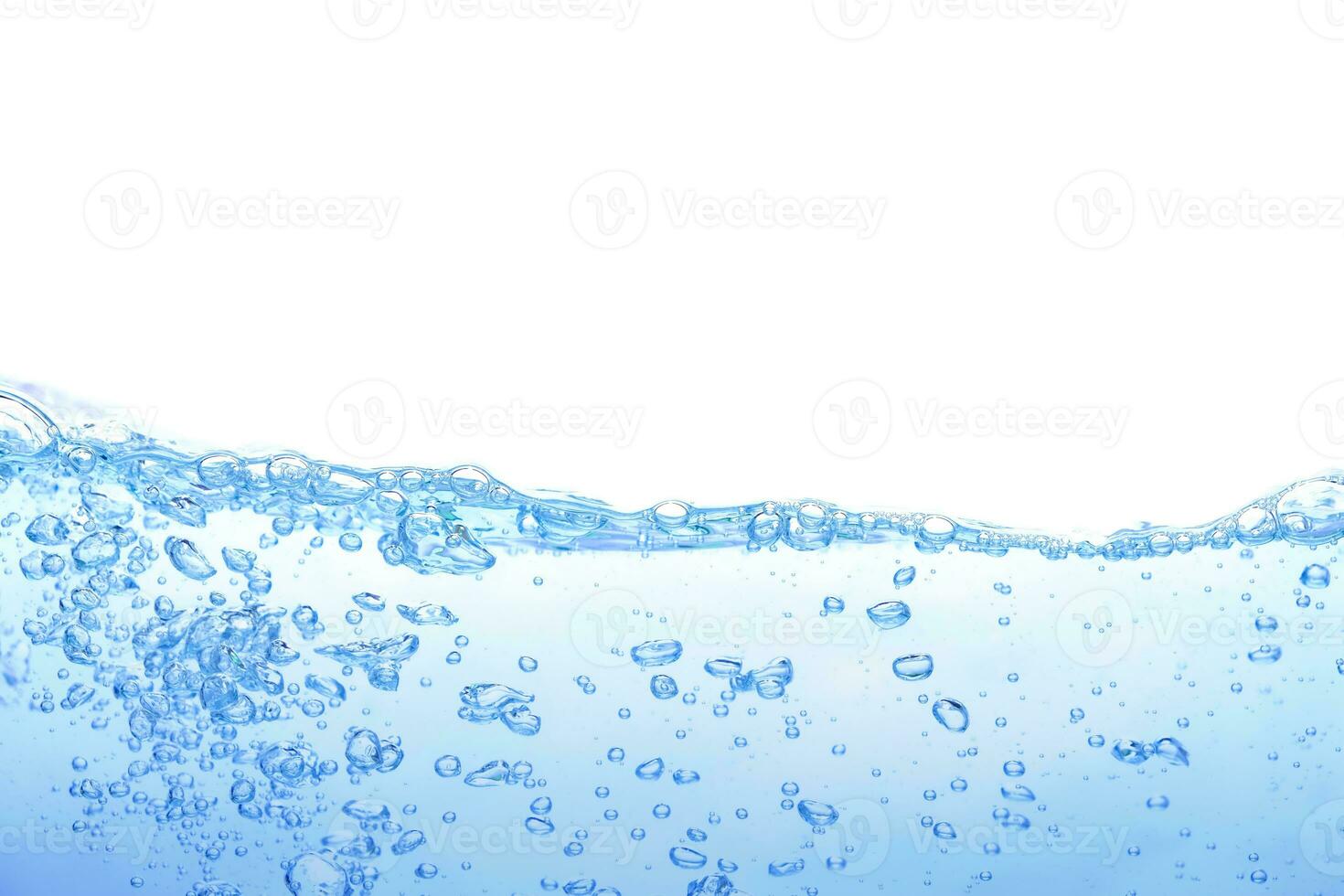 agua superficie y submarino burbujas blanco antecedentes. foto