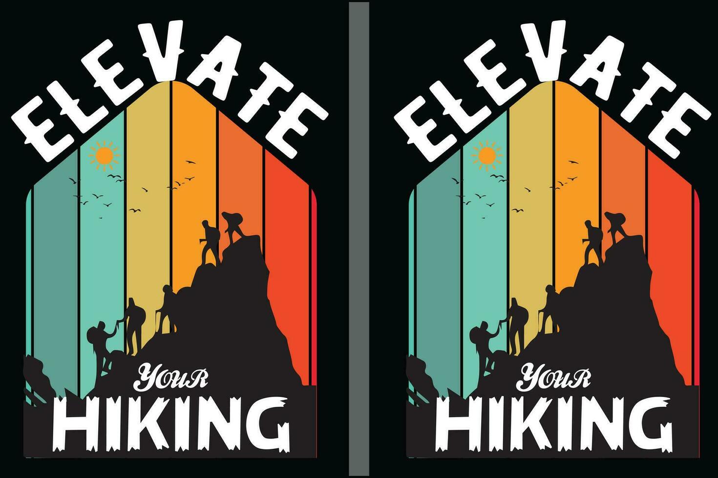 excursionismo creativo camiseta vector diseño, citas acerca de senderismo, Clásico excursionismo t camisa, senderismo, cámping,