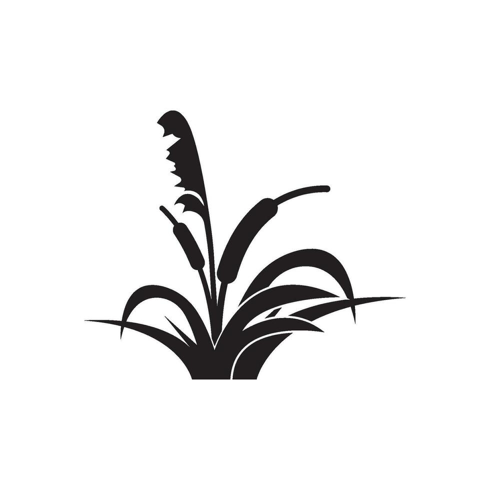 Reeds icon vector design template and symbol