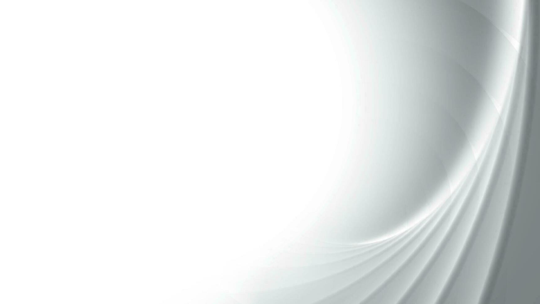Abstract white and gray color background with geometric round shape. Vector illustration.