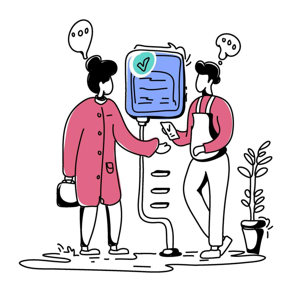 Online payment flat illustration in this graphic. technique is commonly used in infographics illustrations to make complex data more digestible visually appealing vector