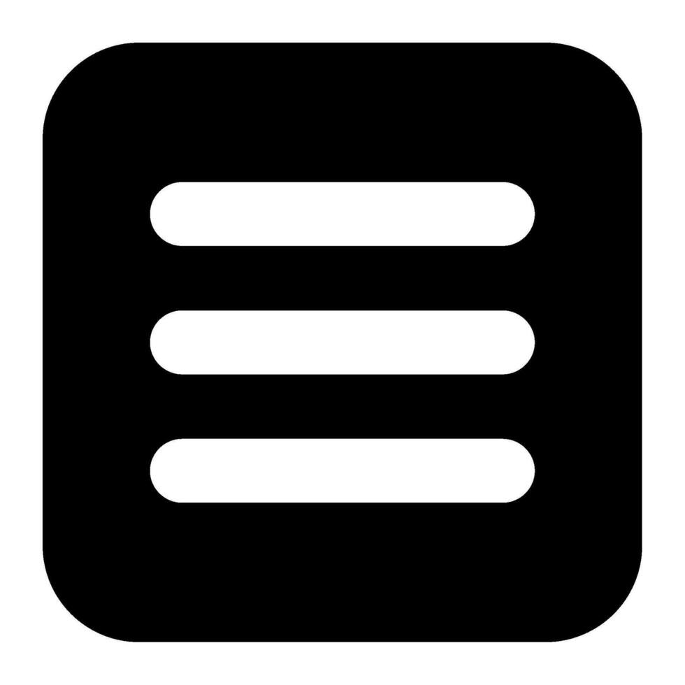 Menu icon illustration for UIUX, web, app, infographic etc vector