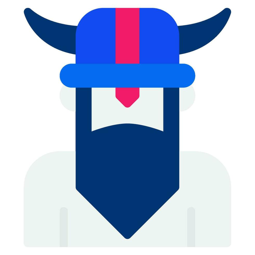 Barbarian icon illustration for UIUX, infographic, etc vector