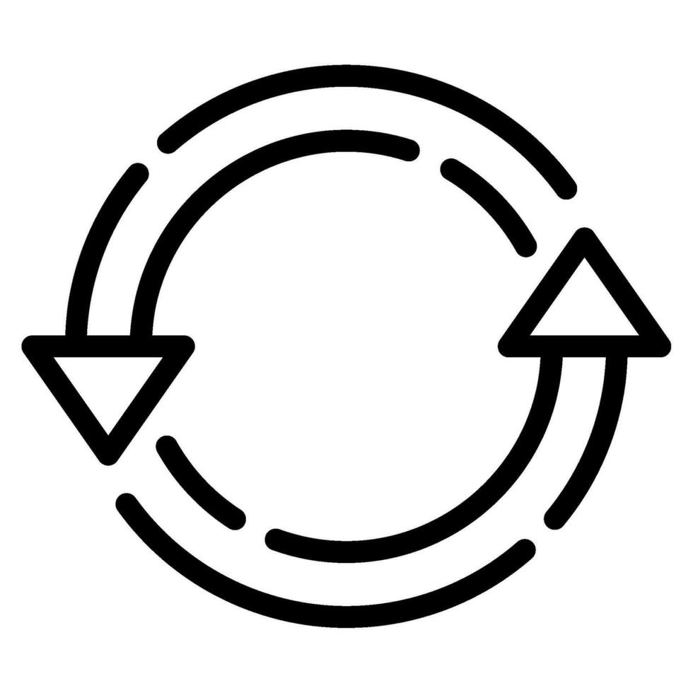 Refresh icon illustration for UIUX, web, app, infographic etc vector