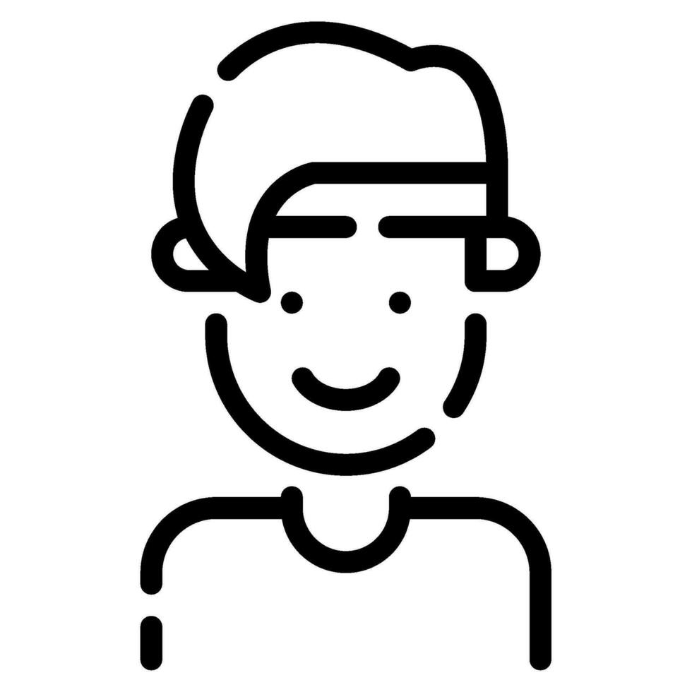 Player Avatar icon illustration, for web, app, infographic, etc vector