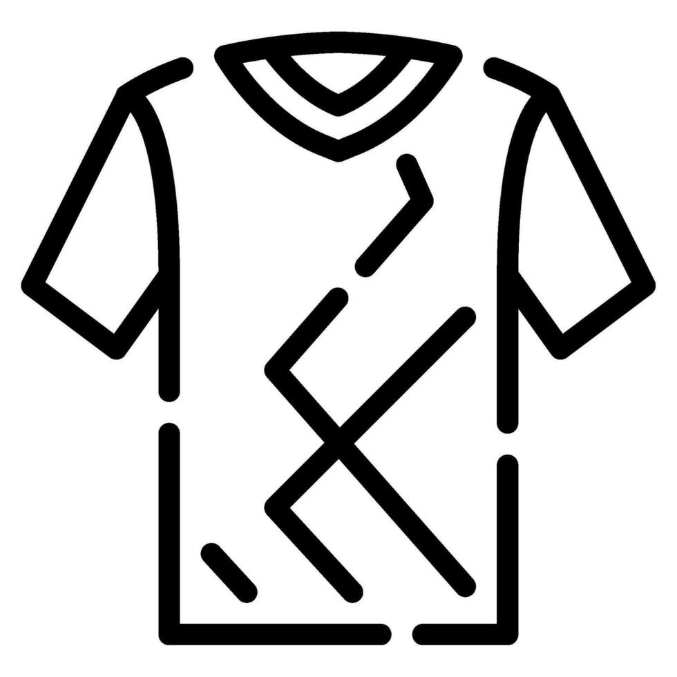 esports jersey icono ilustración, para web, aplicación, infografía, etc vector