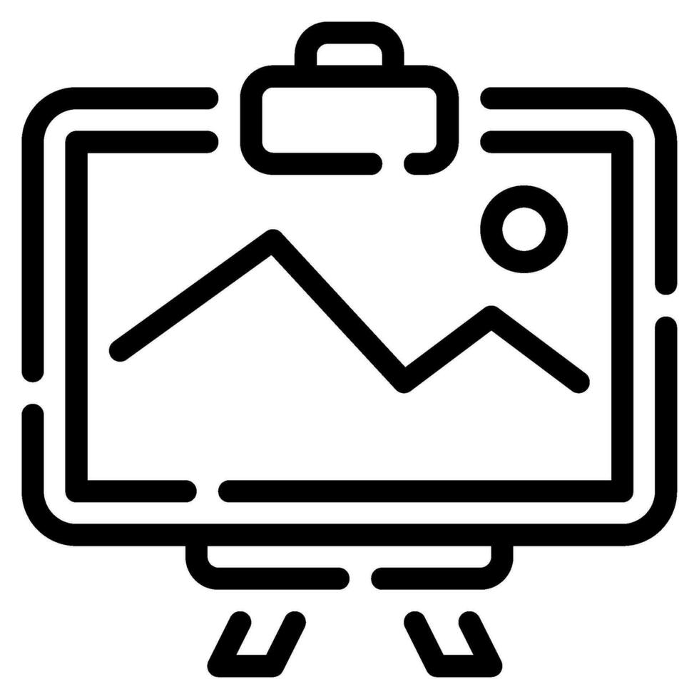 mesa de trabajo icono ilustración para web, aplicación, infografía, etc vector