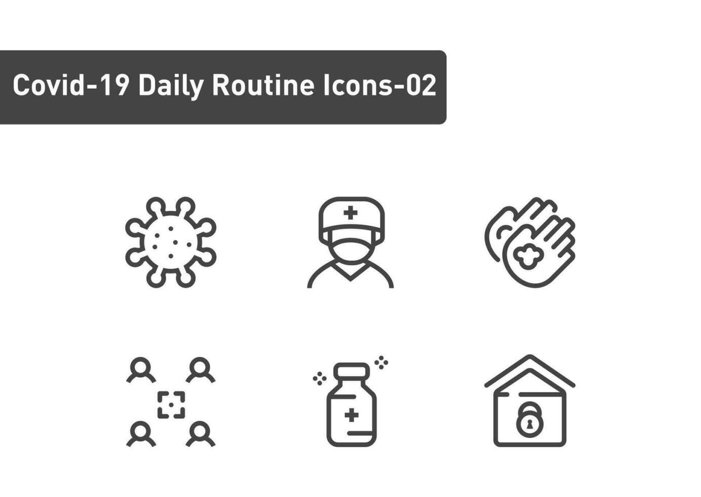 corona virus or covid 19 icon element on background vector