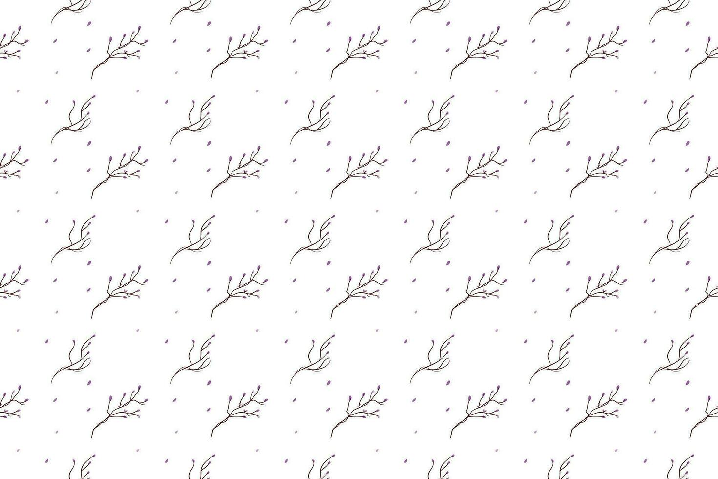 bouquet of dried flower arrange line on background vector