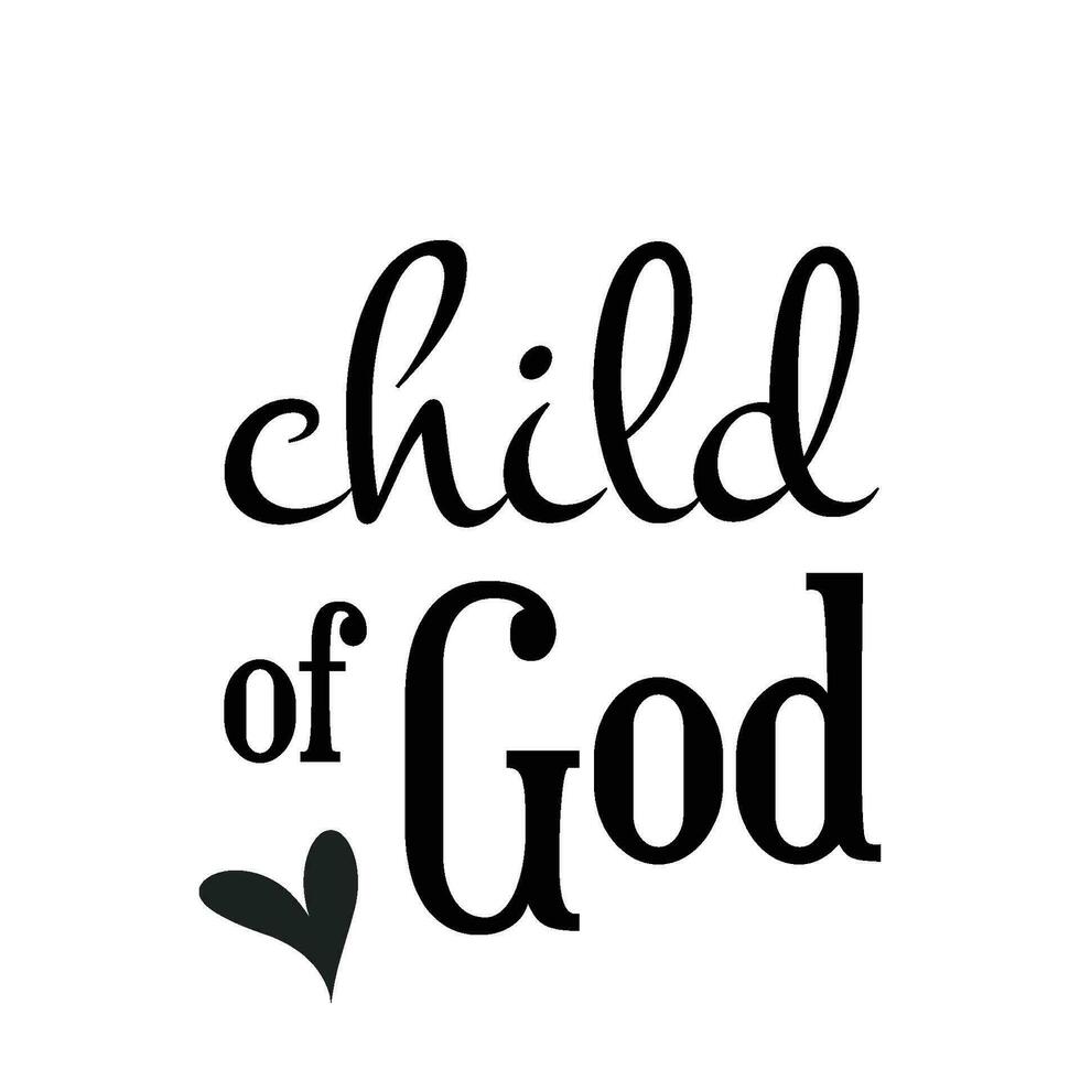 Christian Faith, Typography for print vector