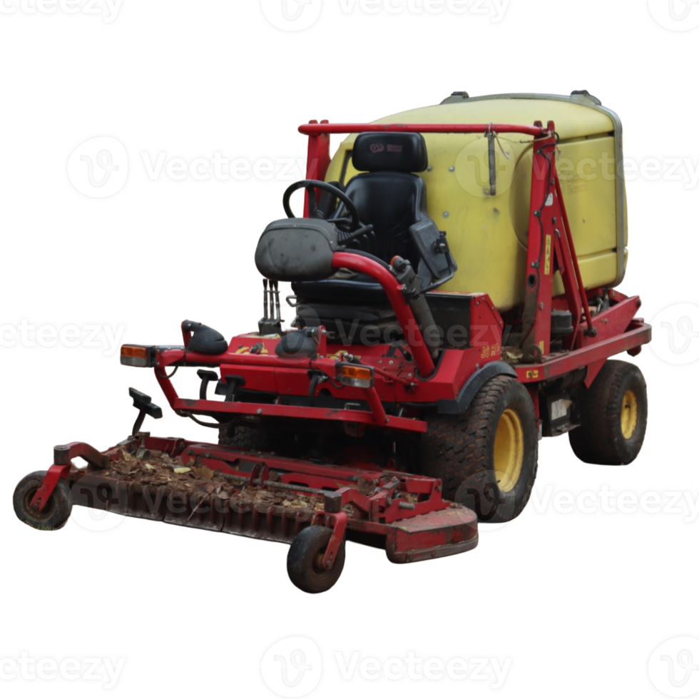 Tractor lawn mower png