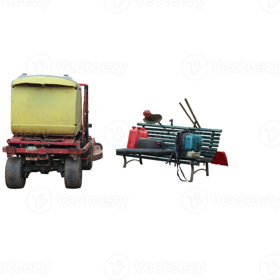 Tractor lawn mower png