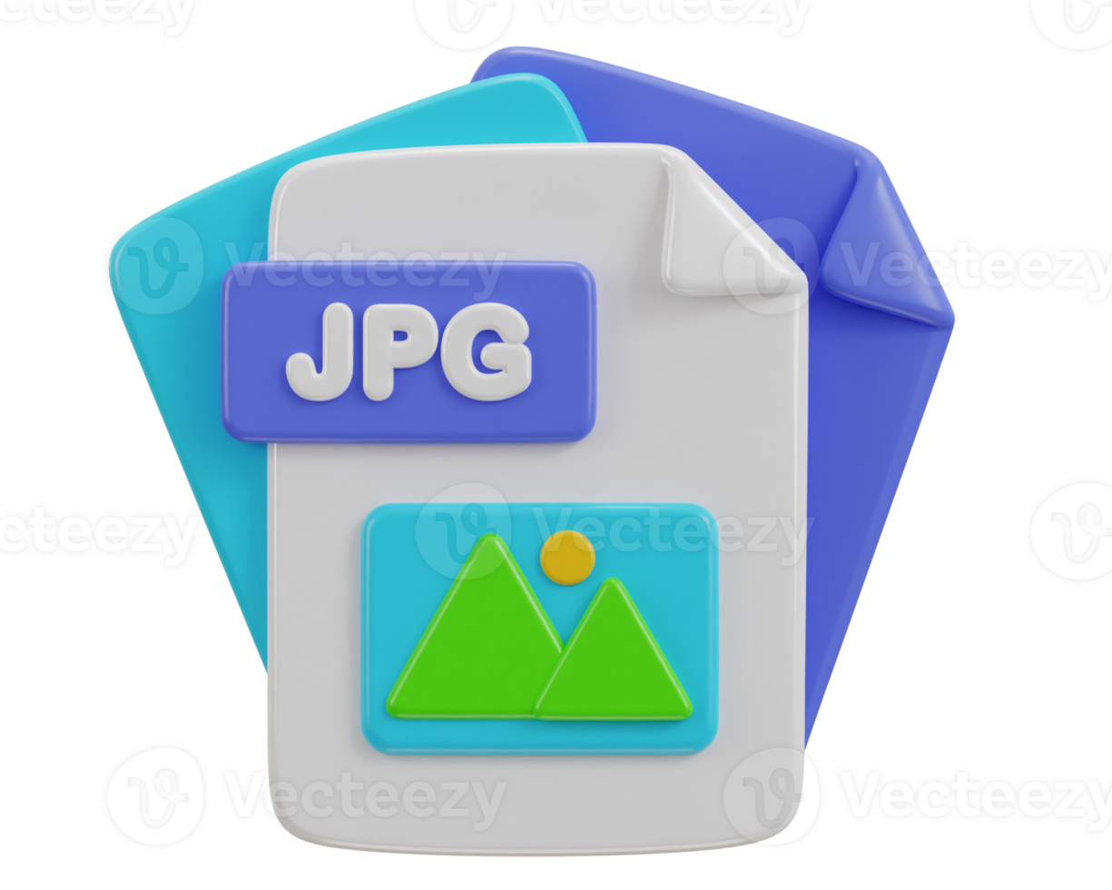 3d jpg file format icon illustration png