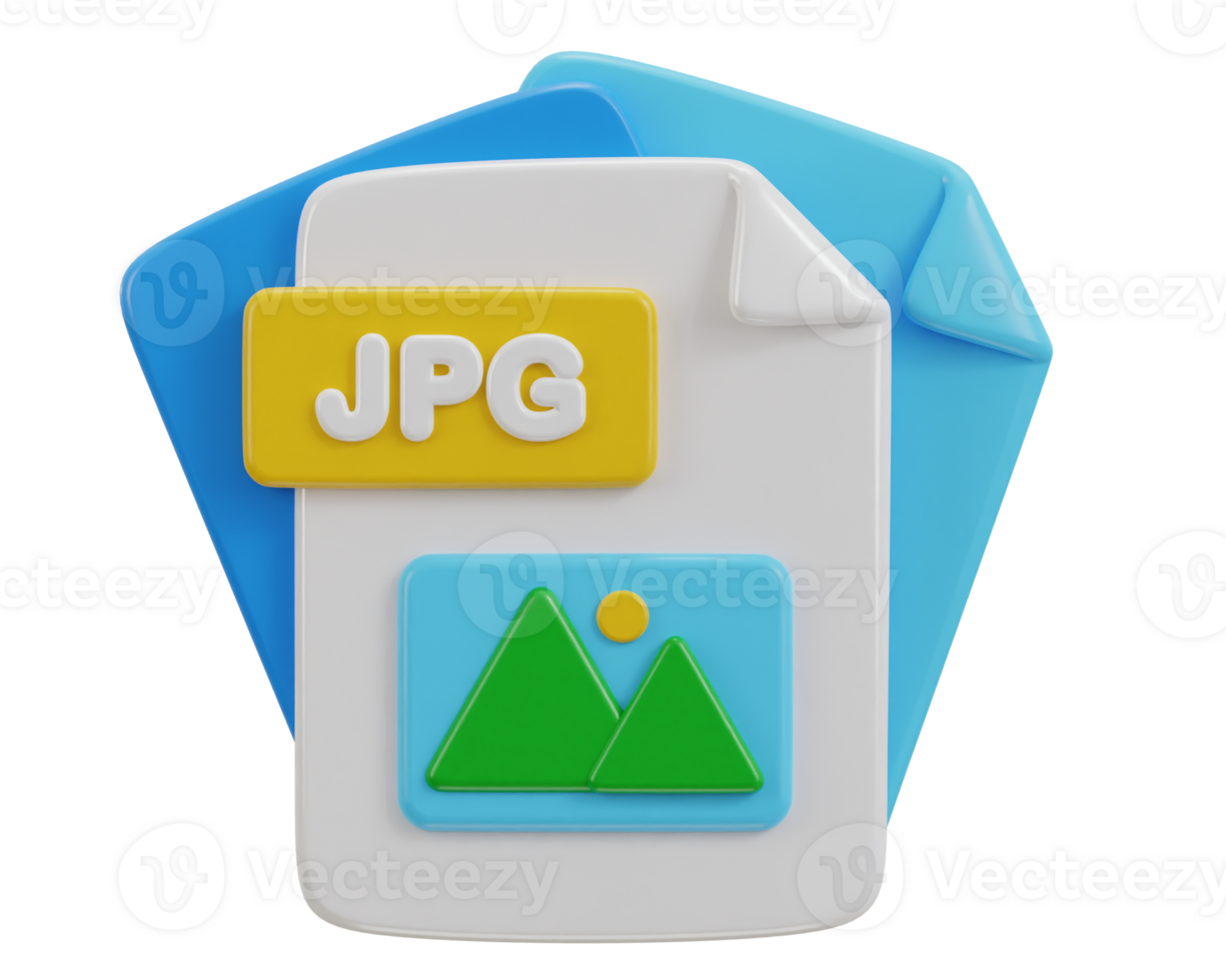 3d jpg file format icon illustration png