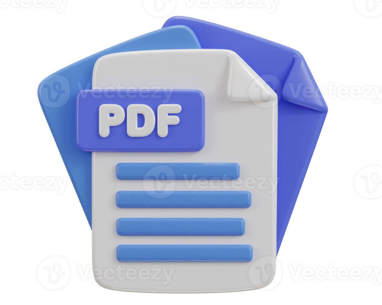 3d file pdf symbol icon illustration png