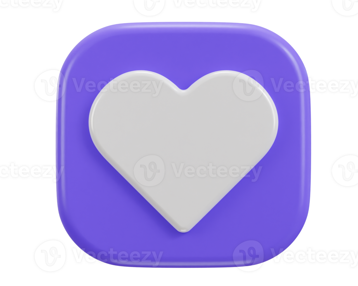 3d love icon png
