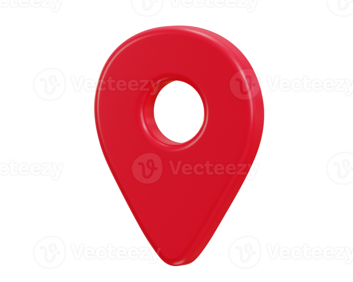 location map pin gps pointer markers 3d realistic icon png