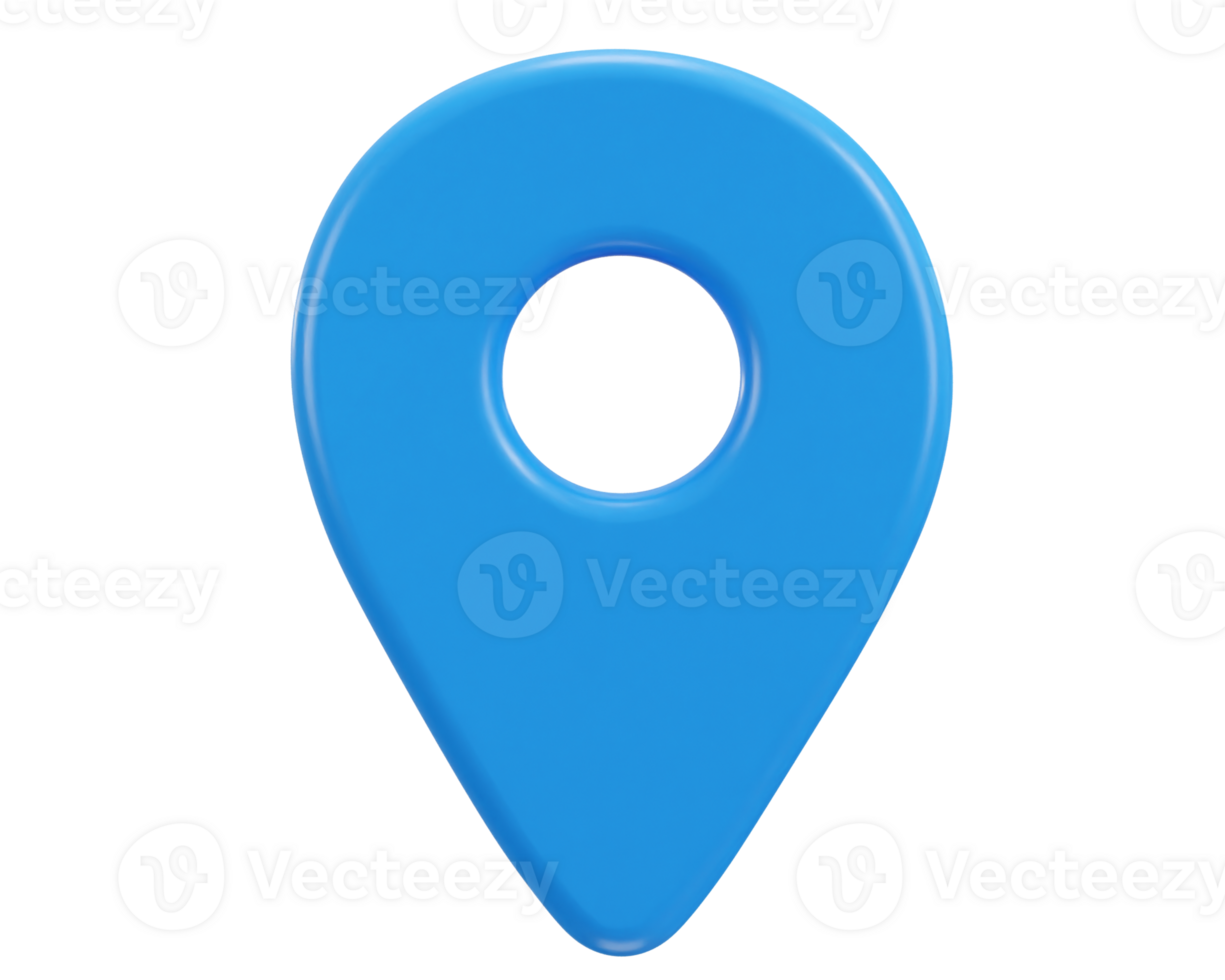 location map pin gps pointer markers 3d realistic icon png