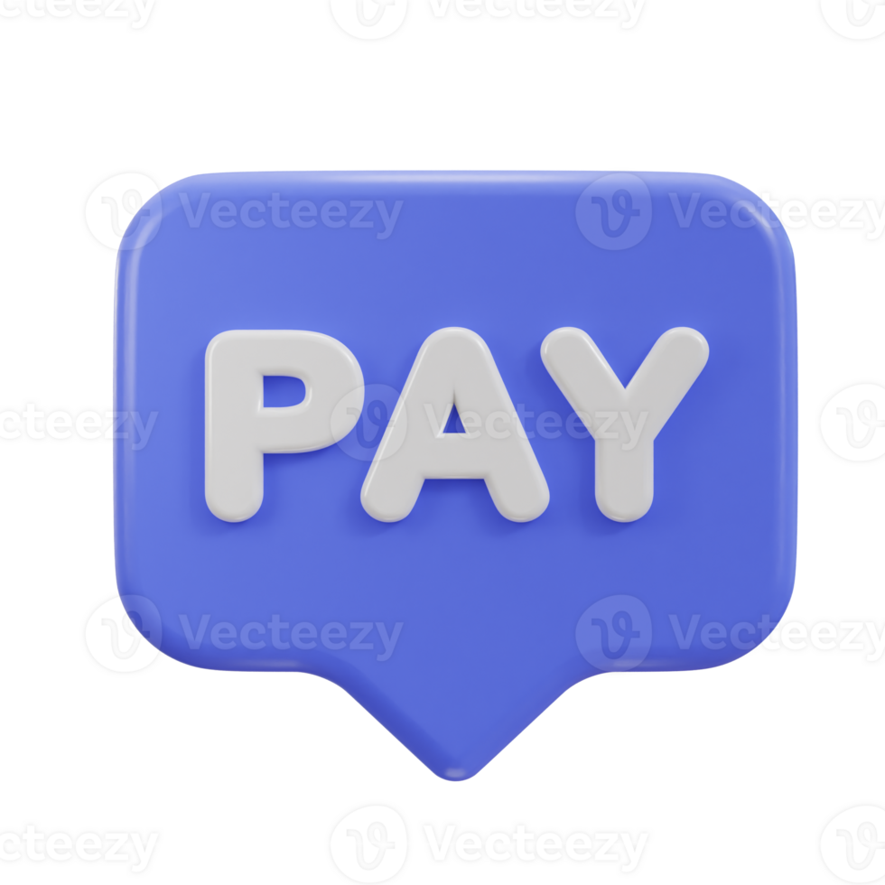 3d payment pay icon png