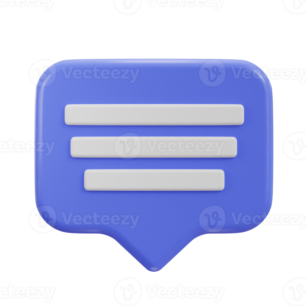 3d chatting icon illustration png