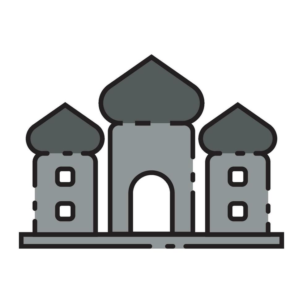 mosque icon vector