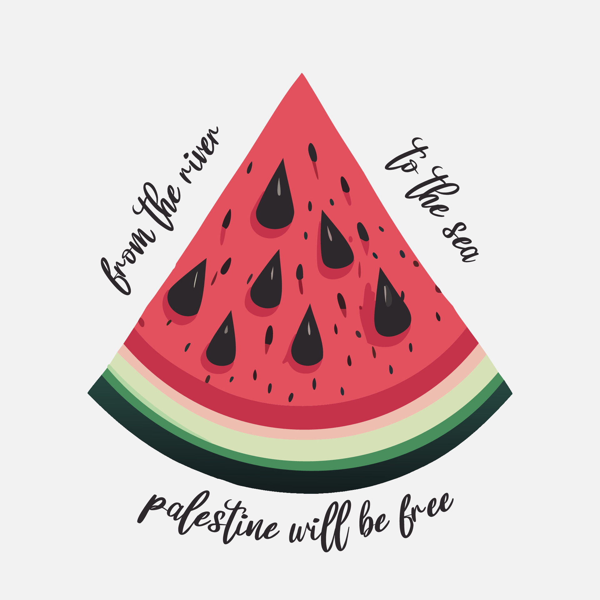 watermelon from the river to the sea palestine will be free 34759794