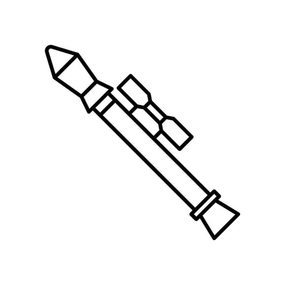 Rocket launcher icon vector design templates simple and modern