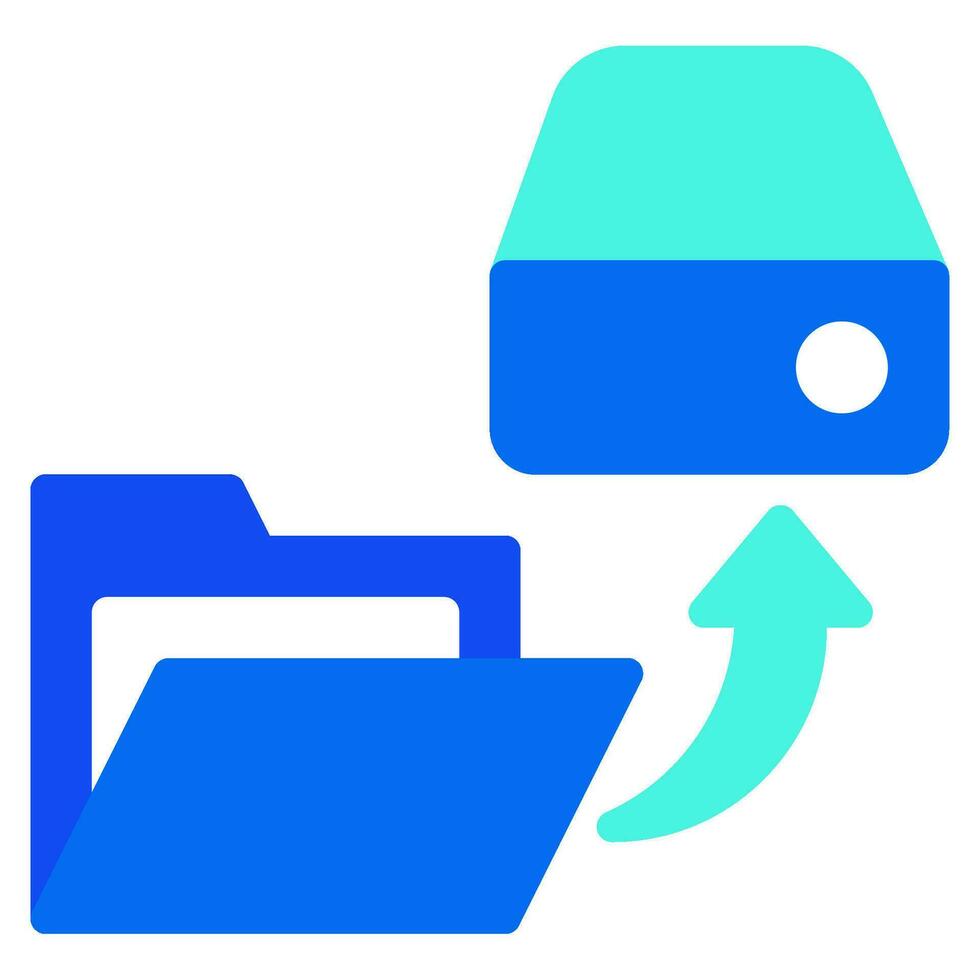 Share to Drive icon illustration for uiux, infographic, web, app, etc vector