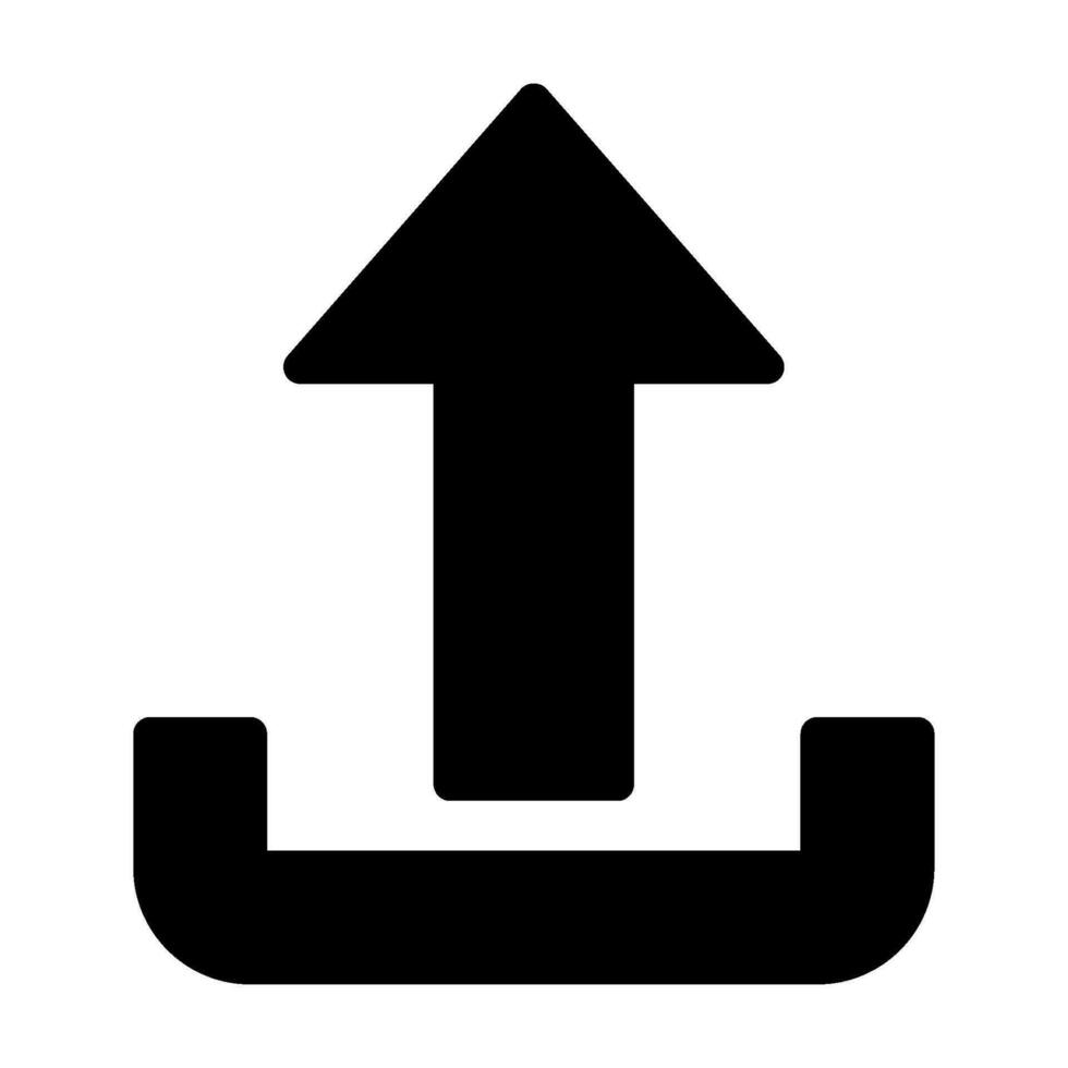 Upload icon illustration for uiux, infographic, web, app, etc vector