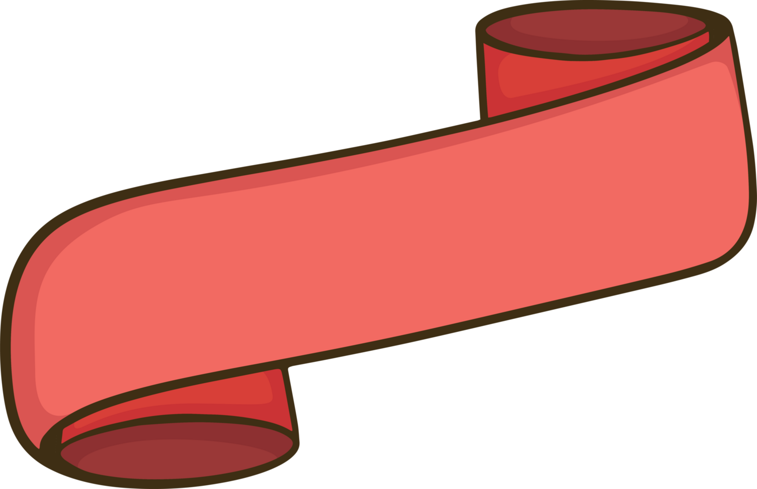 illustration of a red ribbon png