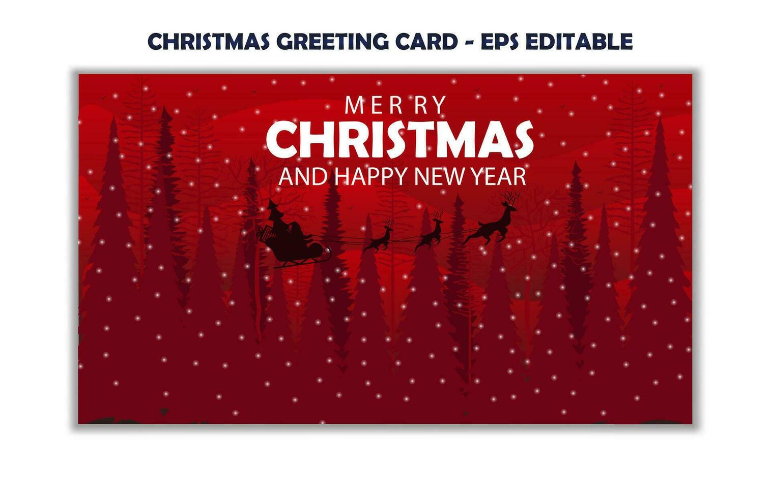 Gradient business christmas cards template, greeting card Christmas template, Christmas and new year card editable illustration vector