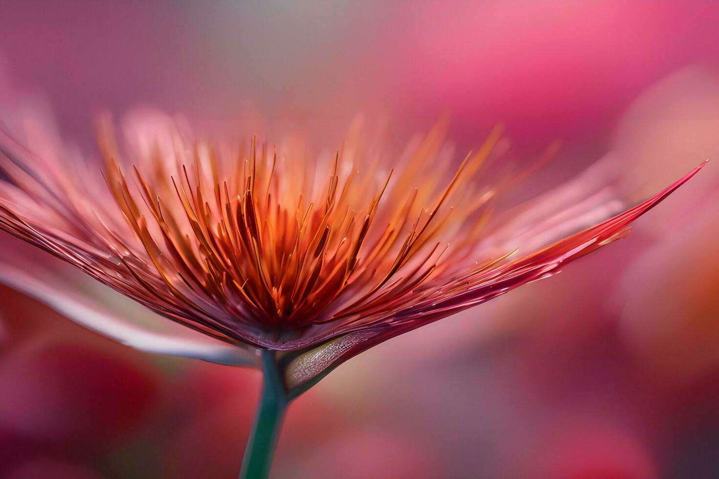 planta cerca arriba con verdor y Rocío gotas antecedentes imágenes fondo de pantalla con ai generado foto