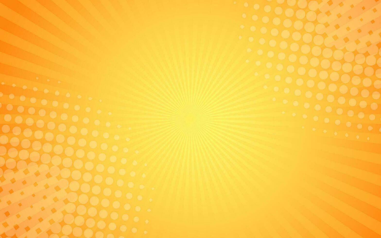 Abstract orange cartoon background vector design