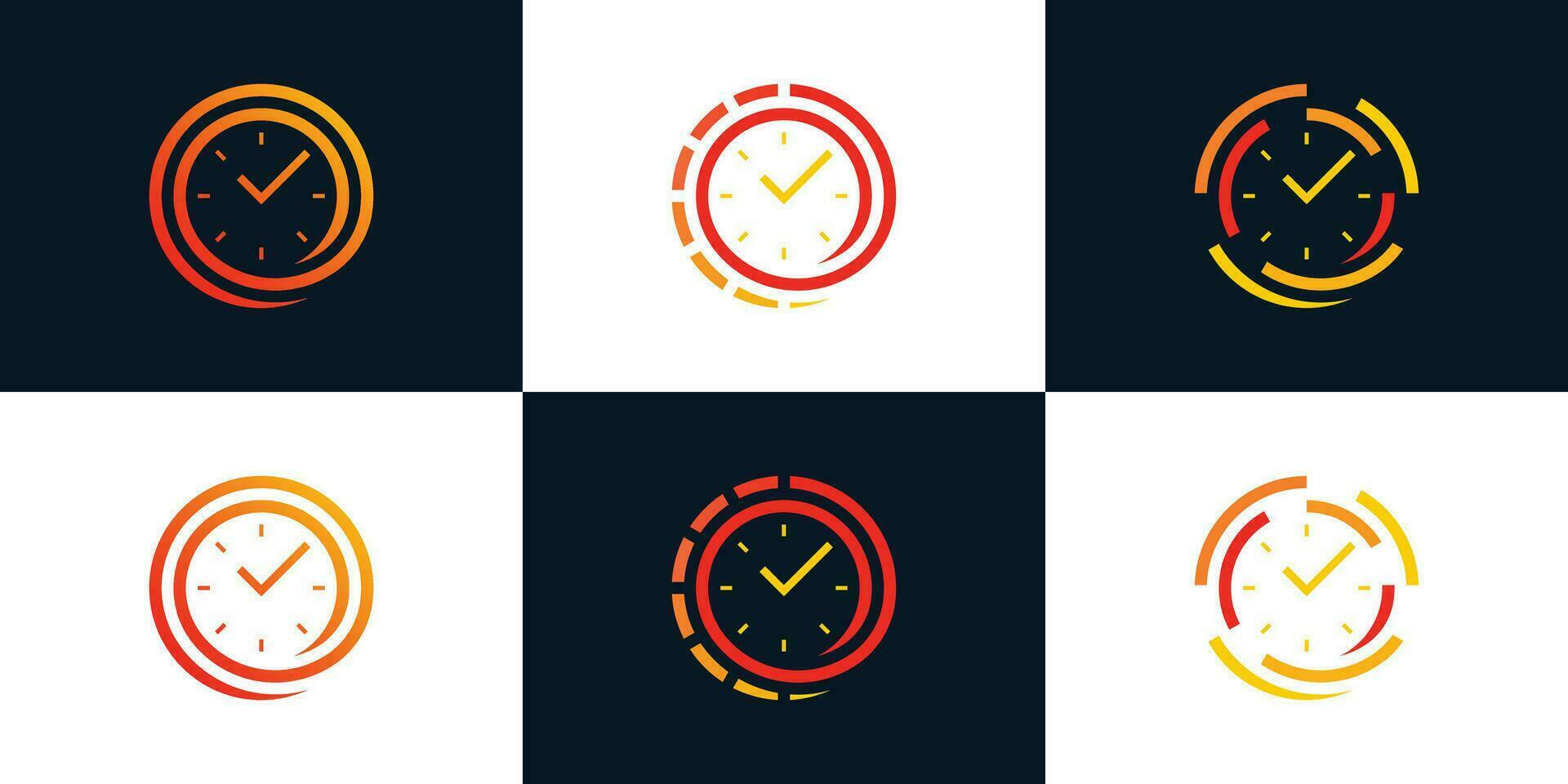 Collection of Speed logo design template. Fast Speedometer design graphic vector illustration. Symbol, icon, creative.