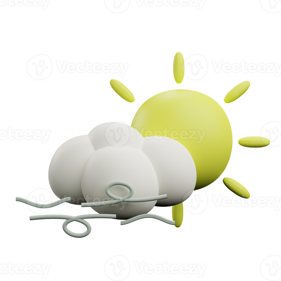 sunny and heavy windy icon png