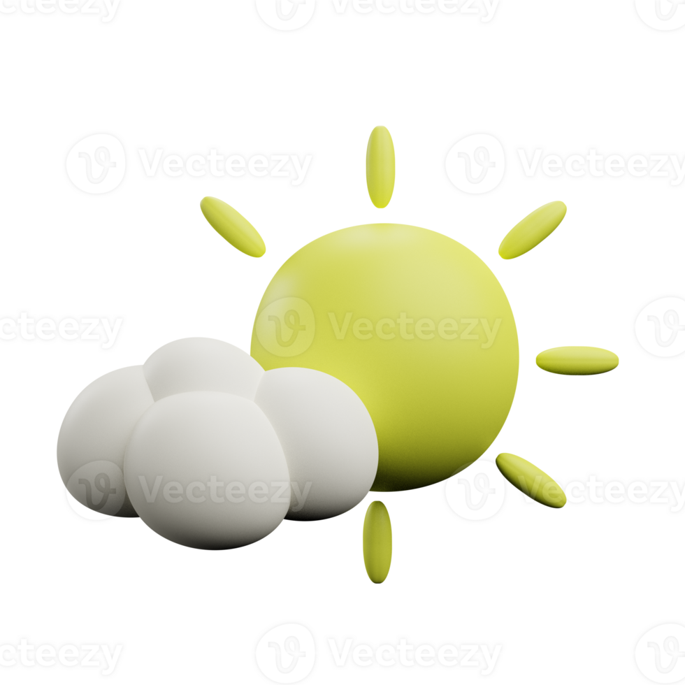 cloudy sunny sun icon png