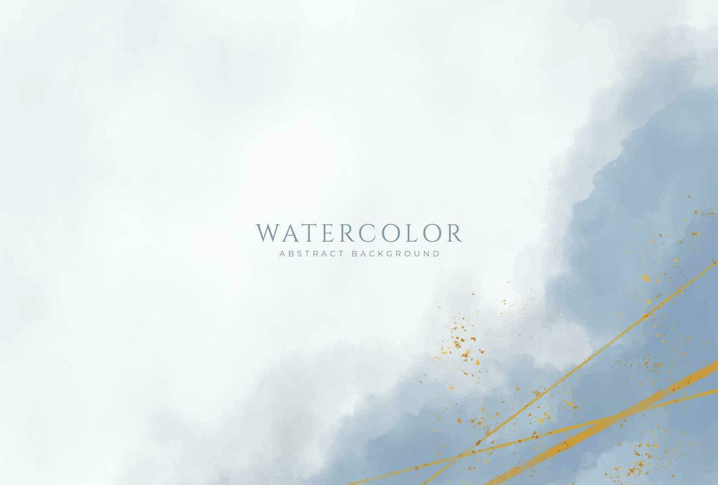 Abstract horizontal watercolor background. Neutral light colored empty space background illustration vector