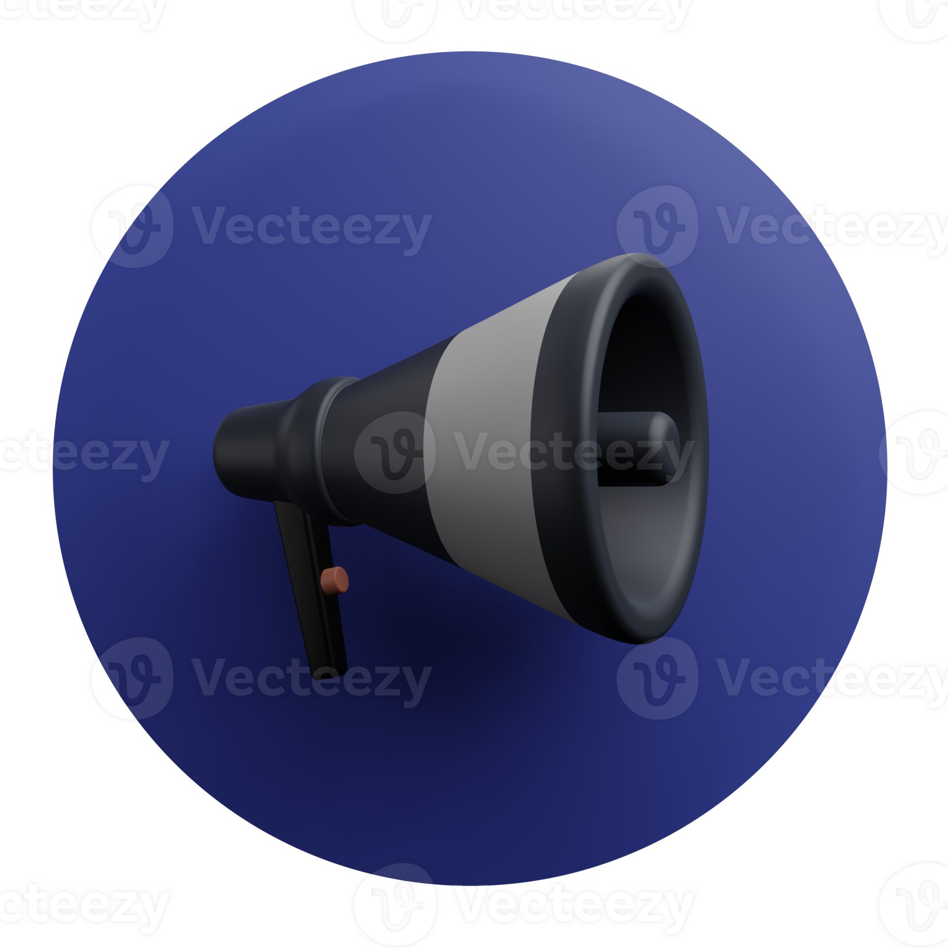 3 D illustration of megaphone icon 34763081 PNG