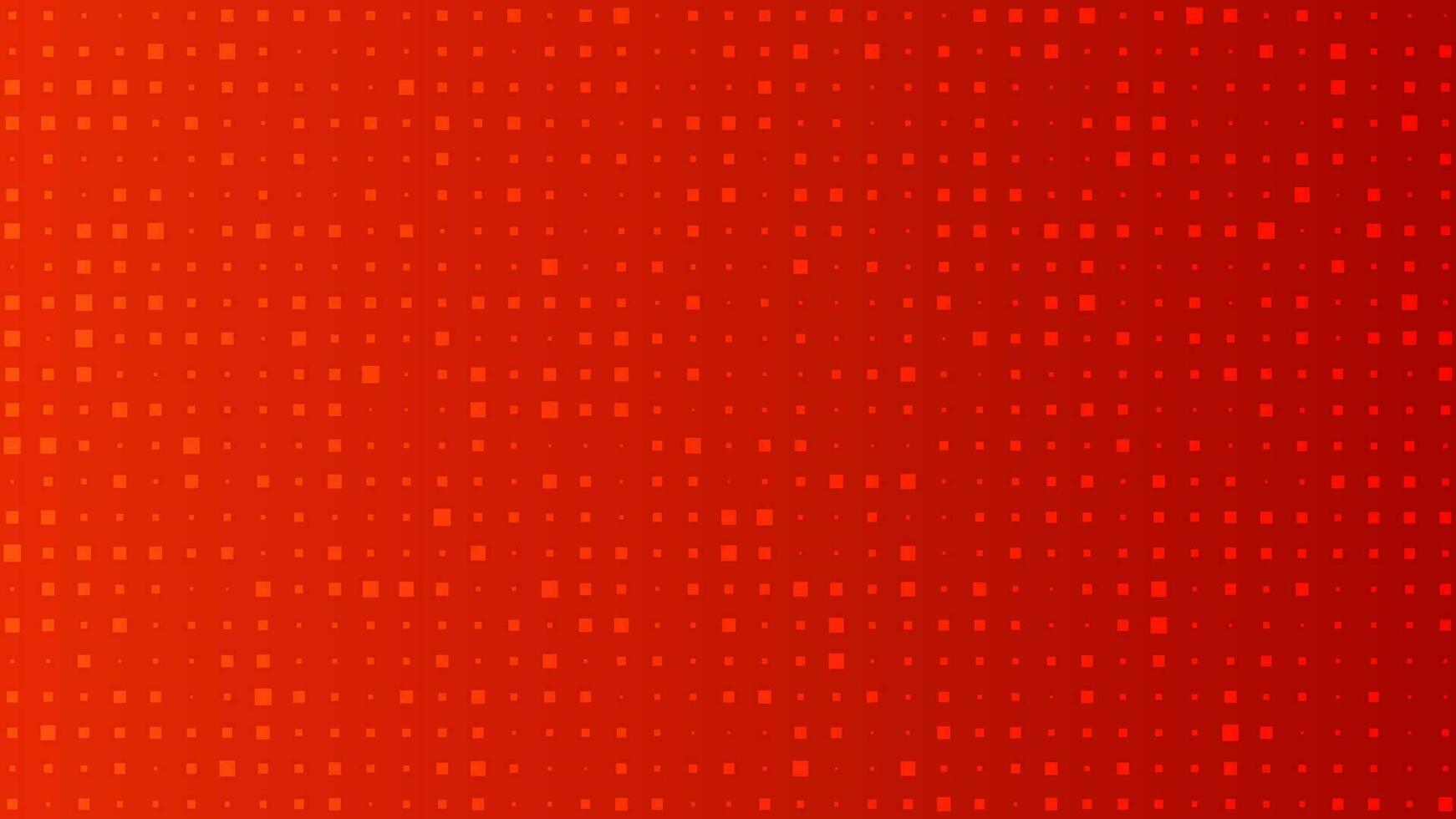 Abstract geometric background of circles. Red pixel background with empty space. Vector illustration.