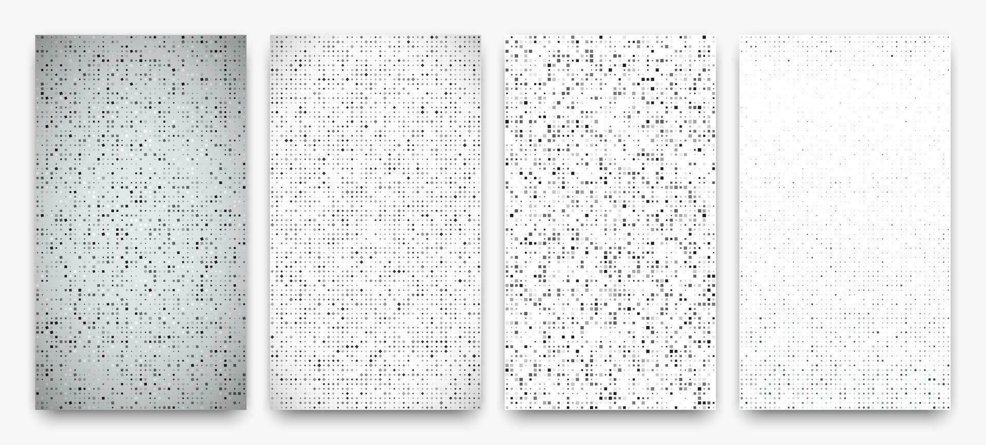 Abstract geometric background of squares vector