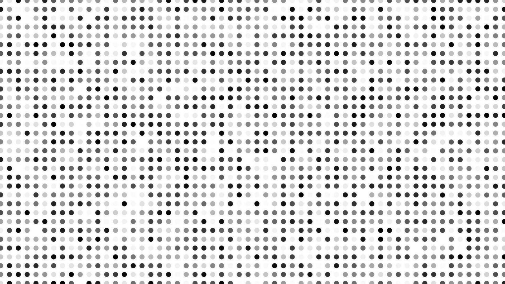 Monochrome halftone background with dots vector